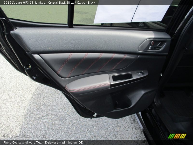 Crystal Black Silica / Carbon Black 2016 Subaru WRX STI Limited