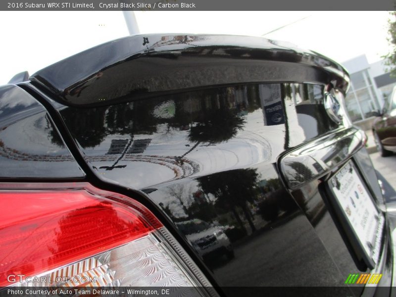 Crystal Black Silica / Carbon Black 2016 Subaru WRX STI Limited