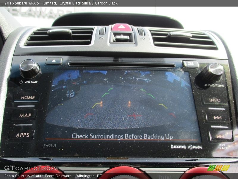 Crystal Black Silica / Carbon Black 2016 Subaru WRX STI Limited