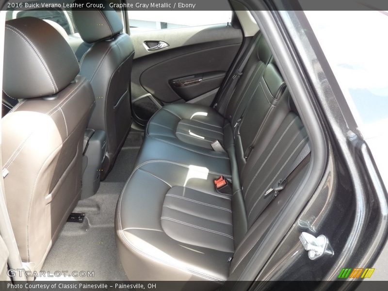 Graphite Gray Metallic / Ebony 2016 Buick Verano Leather Group