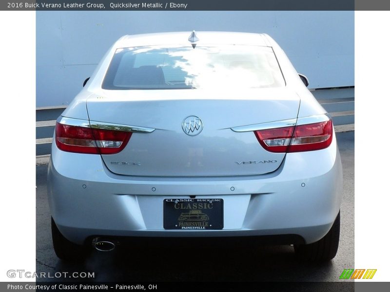 Quicksilver Metallic / Ebony 2016 Buick Verano Leather Group