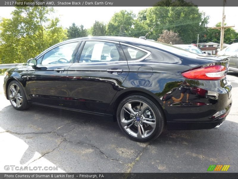 Shadow Black / Dark Earth Grey 2017 Ford Fusion Sport AWD