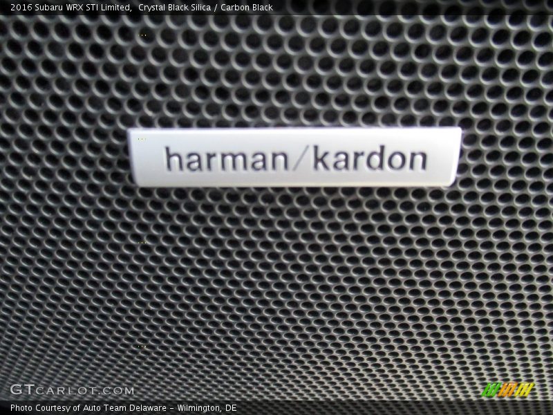 Crystal Black Silica / Carbon Black 2016 Subaru WRX STI Limited