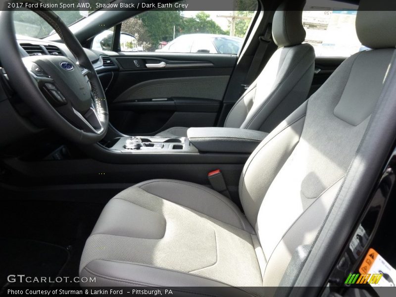 Front Seat of 2017 Fusion Sport AWD