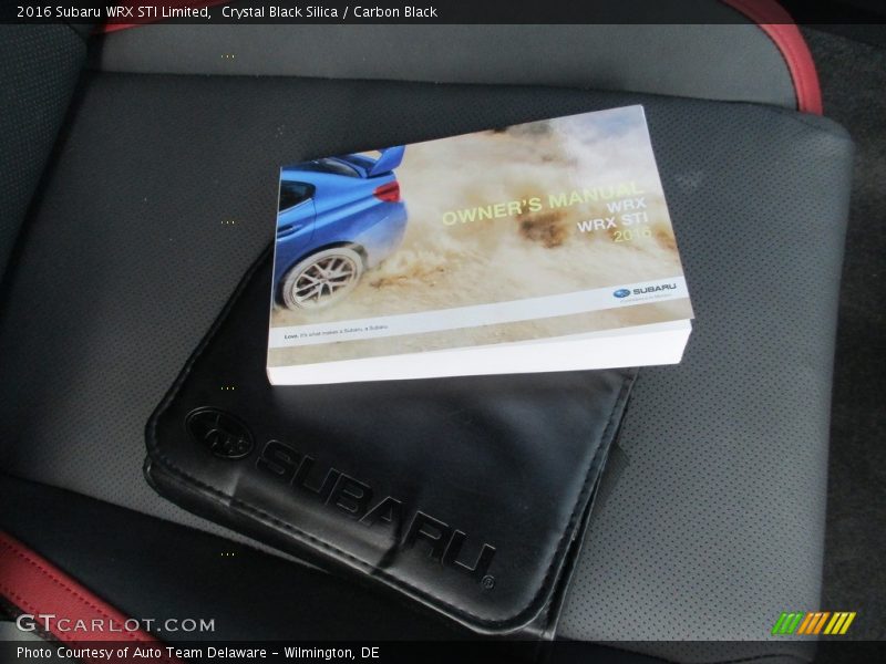 Crystal Black Silica / Carbon Black 2016 Subaru WRX STI Limited