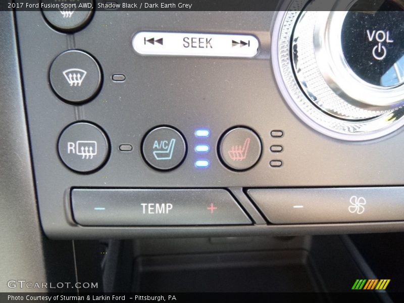 Shadow Black / Dark Earth Grey 2017 Ford Fusion Sport AWD