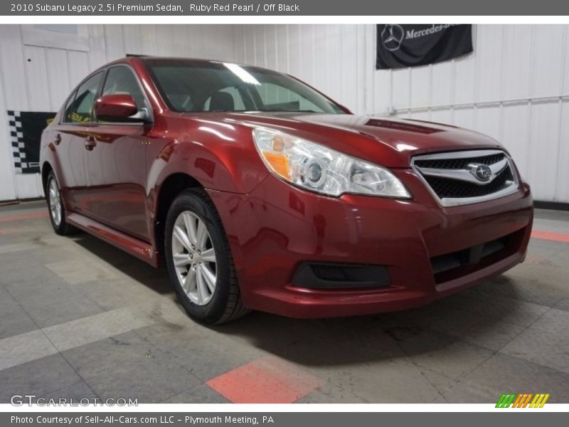 Front 3/4 View of 2010 Legacy 2.5i Premium Sedan