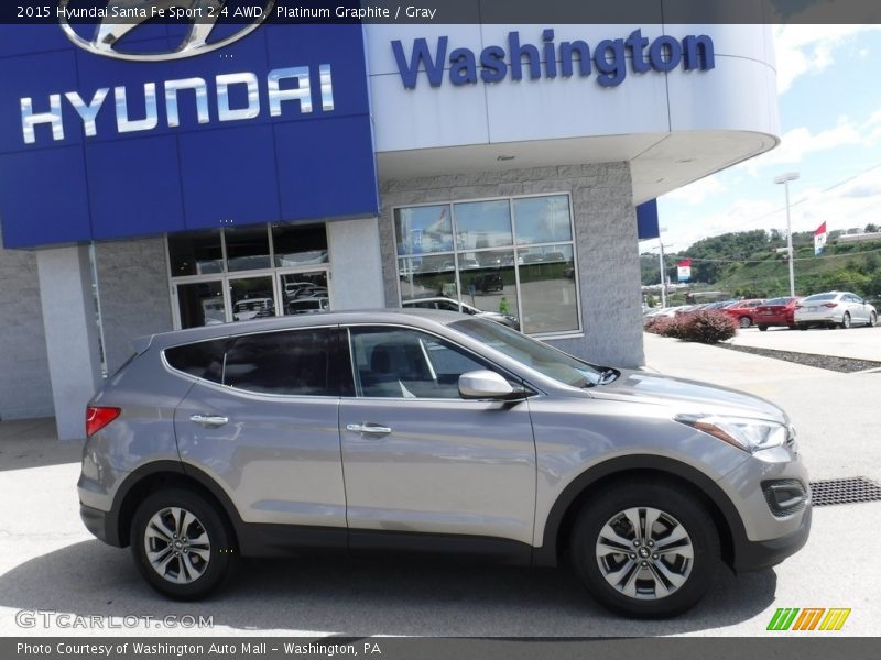 Platinum Graphite / Gray 2015 Hyundai Santa Fe Sport 2.4 AWD