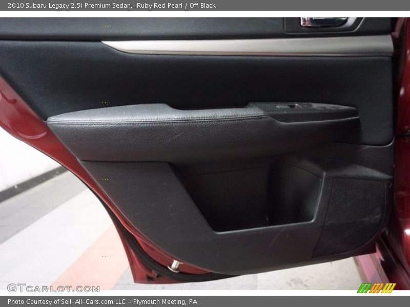 Ruby Red Pearl / Off Black 2010 Subaru Legacy 2.5i Premium Sedan