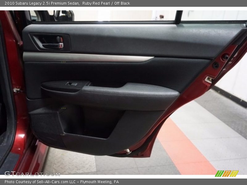 Ruby Red Pearl / Off Black 2010 Subaru Legacy 2.5i Premium Sedan