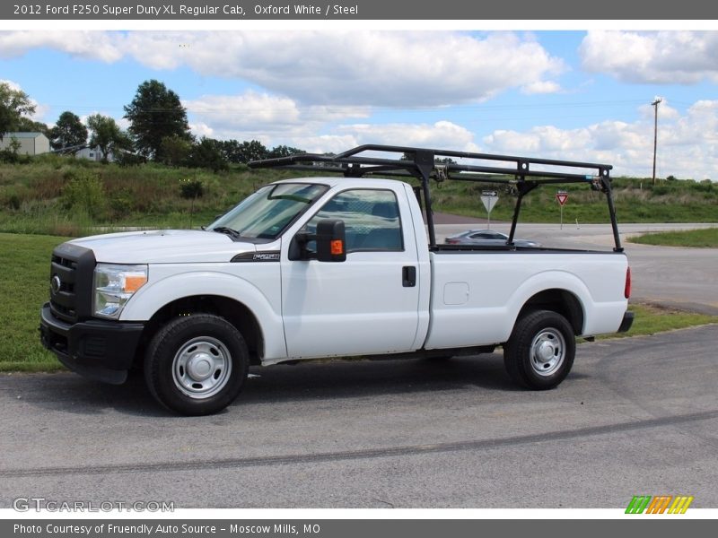 Oxford White / Steel 2012 Ford F250 Super Duty XL Regular Cab