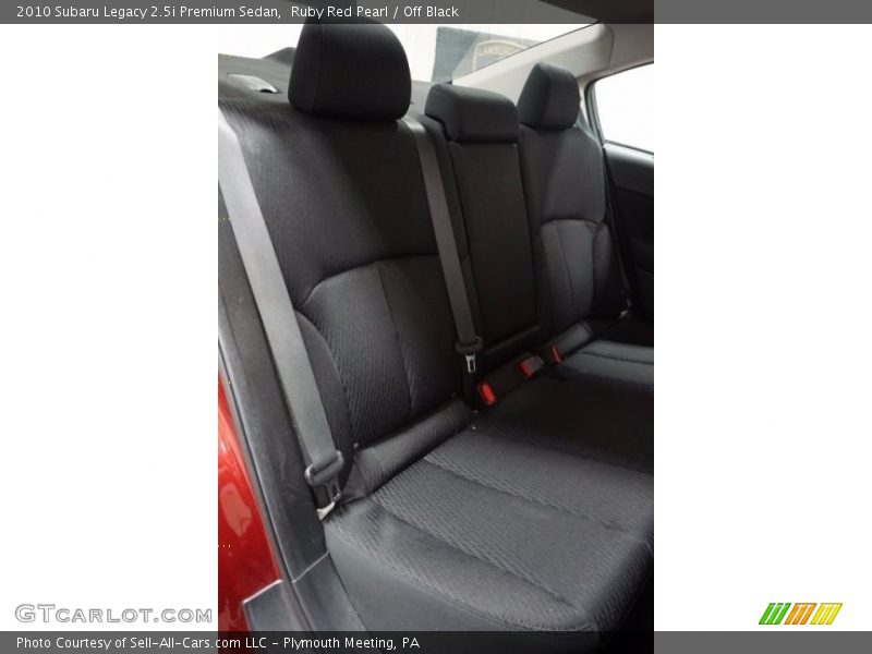 Ruby Red Pearl / Off Black 2010 Subaru Legacy 2.5i Premium Sedan