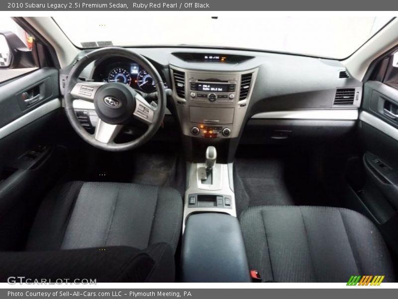 Ruby Red Pearl / Off Black 2010 Subaru Legacy 2.5i Premium Sedan