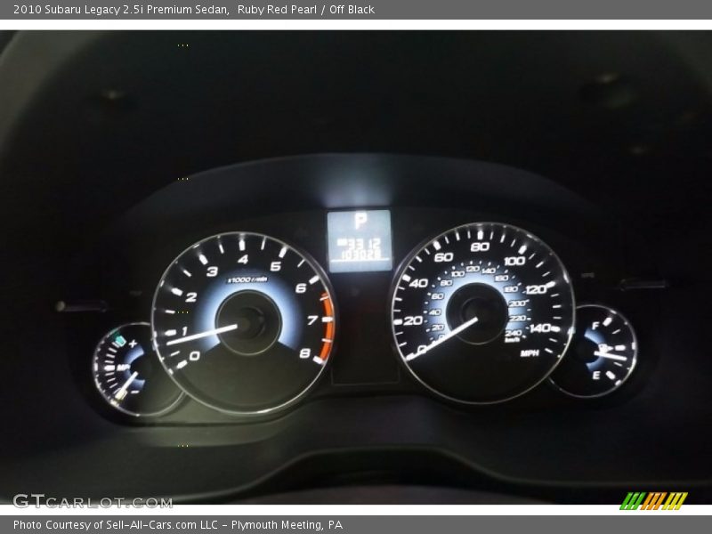 Ruby Red Pearl / Off Black 2010 Subaru Legacy 2.5i Premium Sedan