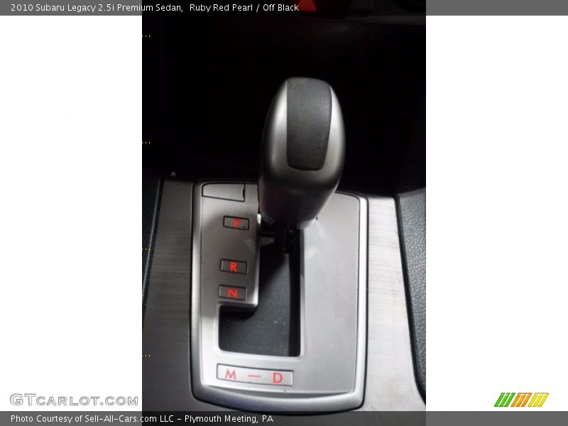 Ruby Red Pearl / Off Black 2010 Subaru Legacy 2.5i Premium Sedan