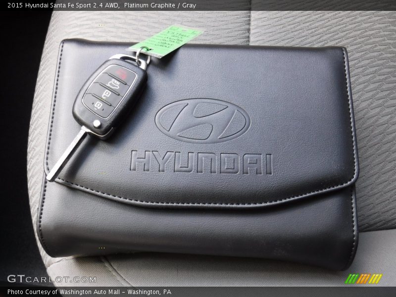 Platinum Graphite / Gray 2015 Hyundai Santa Fe Sport 2.4 AWD