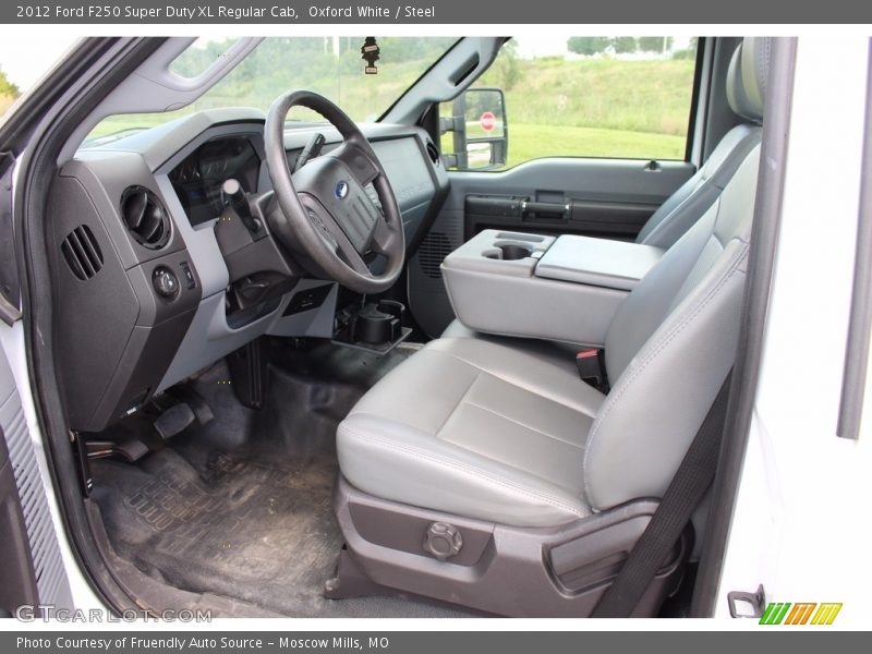 Oxford White / Steel 2012 Ford F250 Super Duty XL Regular Cab
