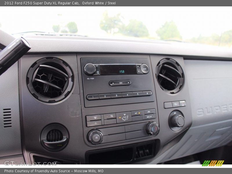 Oxford White / Steel 2012 Ford F250 Super Duty XL Regular Cab