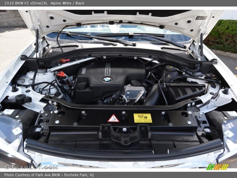 Alpine White / Black 2016 BMW X3 xDrive28i