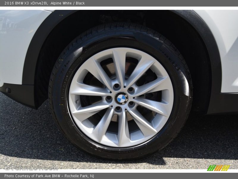Alpine White / Black 2016 BMW X3 xDrive28i
