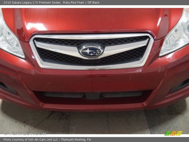 Ruby Red Pearl / Off Black 2010 Subaru Legacy 2.5i Premium Sedan