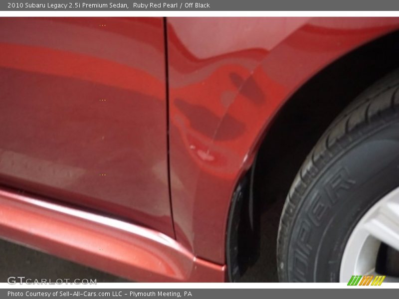 Ruby Red Pearl / Off Black 2010 Subaru Legacy 2.5i Premium Sedan