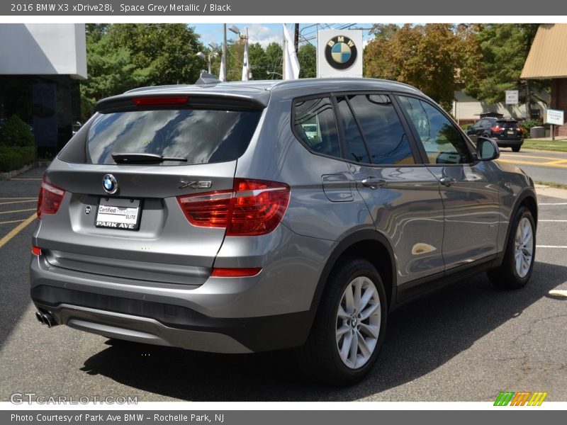 Space Grey Metallic / Black 2016 BMW X3 xDrive28i