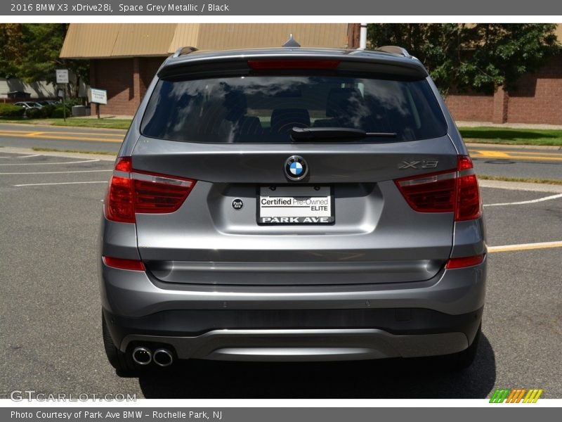 Space Grey Metallic / Black 2016 BMW X3 xDrive28i