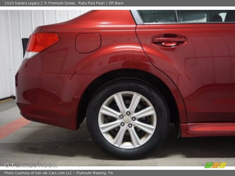 Ruby Red Pearl / Off Black 2010 Subaru Legacy 2.5i Premium Sedan