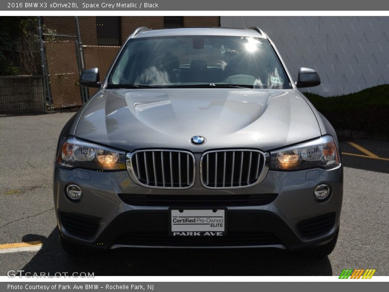 Space Grey Metallic / Black 2016 BMW X3 xDrive28i