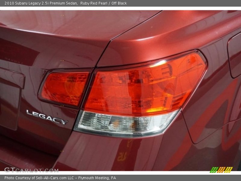 Ruby Red Pearl / Off Black 2010 Subaru Legacy 2.5i Premium Sedan