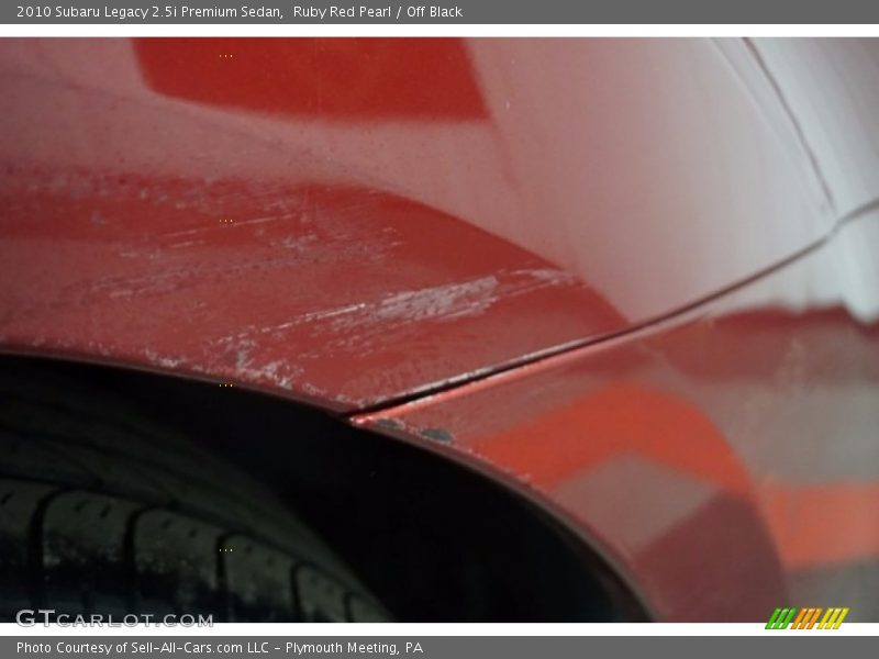 Ruby Red Pearl / Off Black 2010 Subaru Legacy 2.5i Premium Sedan