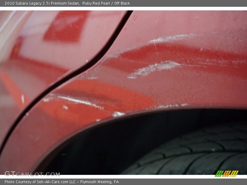 Ruby Red Pearl / Off Black 2010 Subaru Legacy 2.5i Premium Sedan