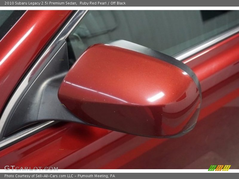Ruby Red Pearl / Off Black 2010 Subaru Legacy 2.5i Premium Sedan