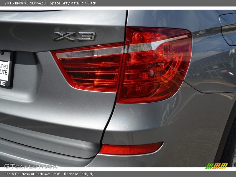 Space Grey Metallic / Black 2016 BMW X3 xDrive28i