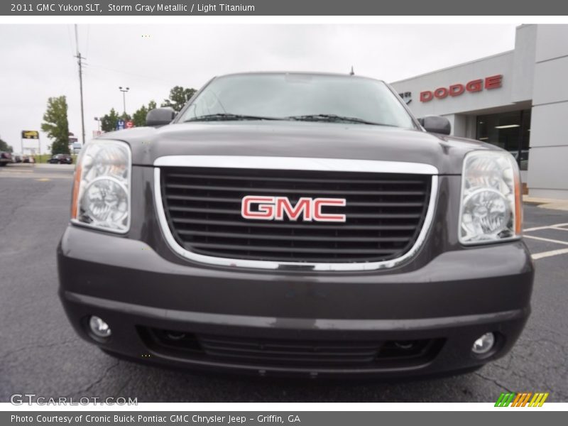 Storm Gray Metallic / Light Titanium 2011 GMC Yukon SLT