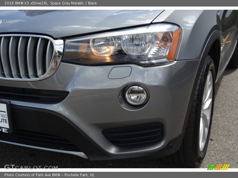 Space Grey Metallic / Black 2016 BMW X3 xDrive28i