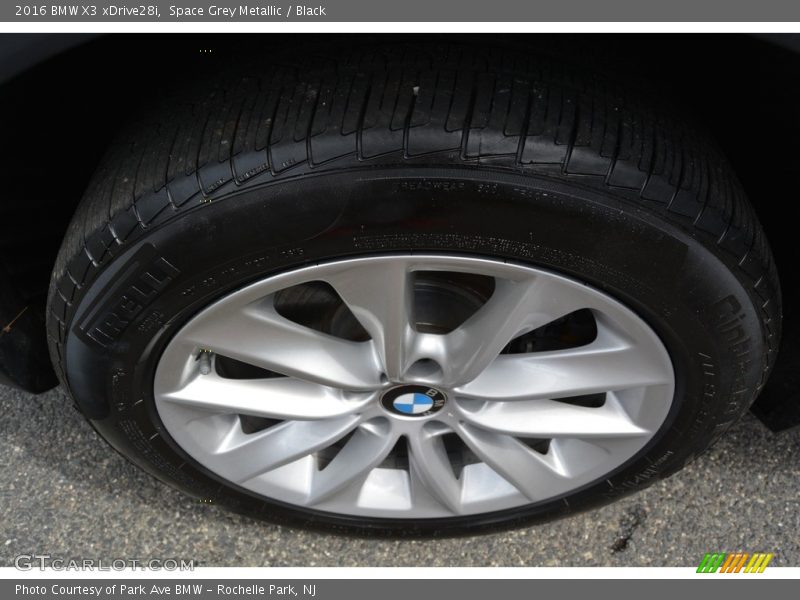 Space Grey Metallic / Black 2016 BMW X3 xDrive28i