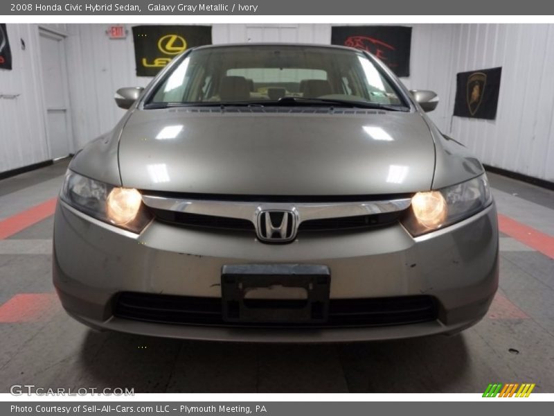Galaxy Gray Metallic / Ivory 2008 Honda Civic Hybrid Sedan