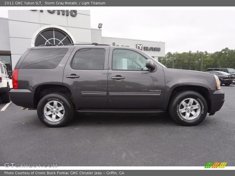 Storm Gray Metallic / Light Titanium 2011 GMC Yukon SLT