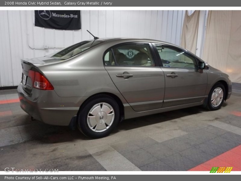 Galaxy Gray Metallic / Ivory 2008 Honda Civic Hybrid Sedan