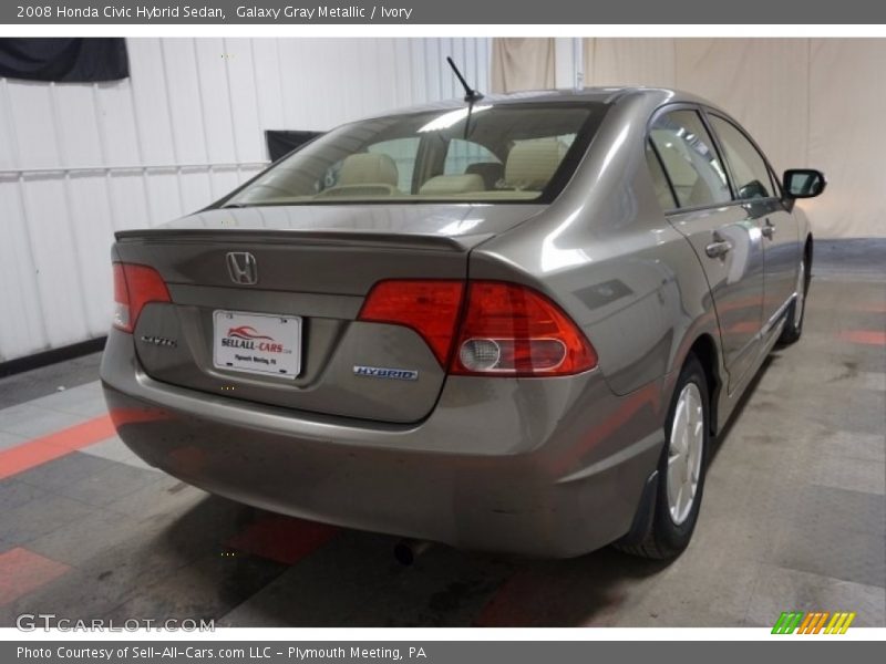 Galaxy Gray Metallic / Ivory 2008 Honda Civic Hybrid Sedan