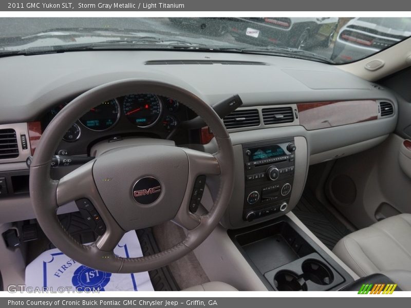 Storm Gray Metallic / Light Titanium 2011 GMC Yukon SLT
