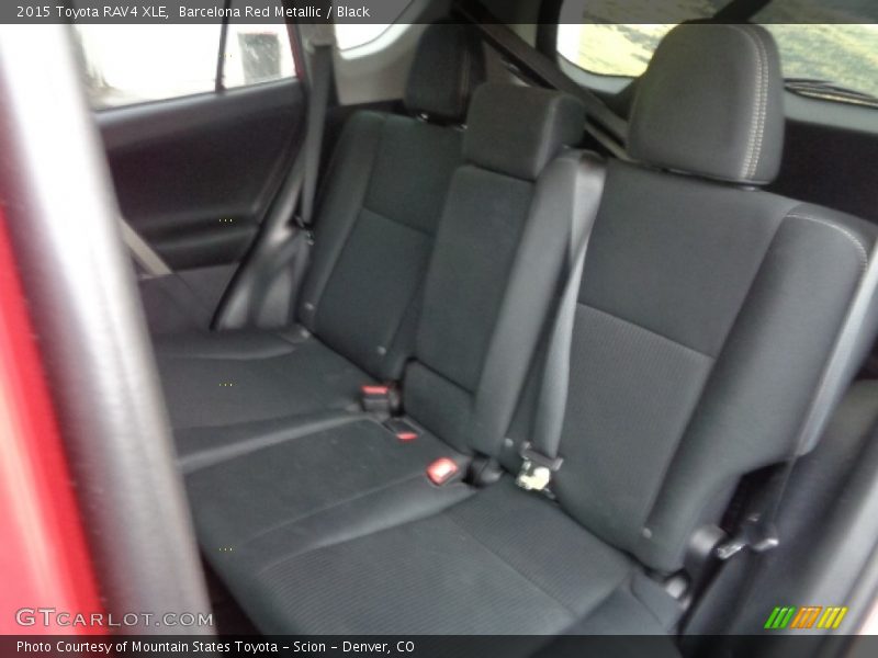 Barcelona Red Metallic / Black 2015 Toyota RAV4 XLE