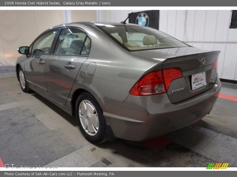 Galaxy Gray Metallic / Ivory 2008 Honda Civic Hybrid Sedan
