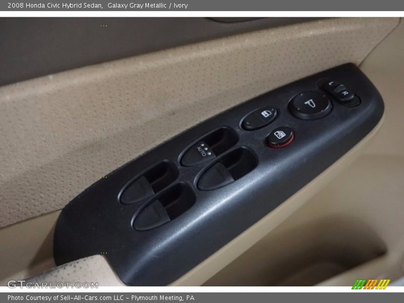Galaxy Gray Metallic / Ivory 2008 Honda Civic Hybrid Sedan