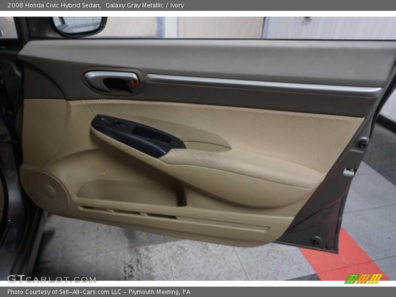 Galaxy Gray Metallic / Ivory 2008 Honda Civic Hybrid Sedan