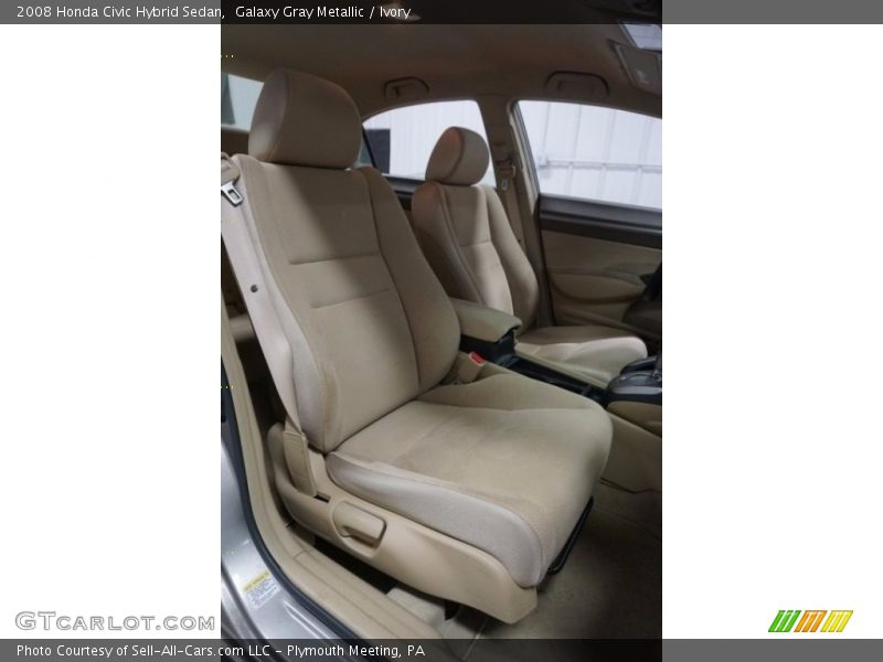 Galaxy Gray Metallic / Ivory 2008 Honda Civic Hybrid Sedan