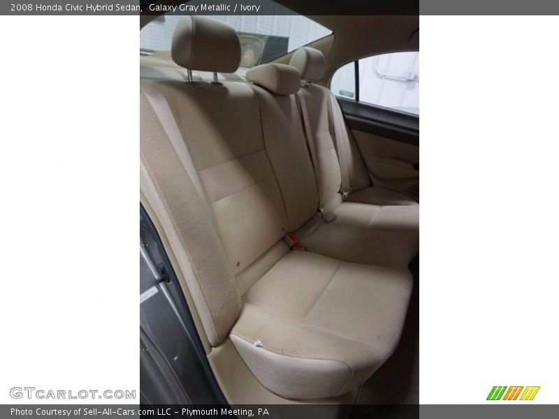 Galaxy Gray Metallic / Ivory 2008 Honda Civic Hybrid Sedan