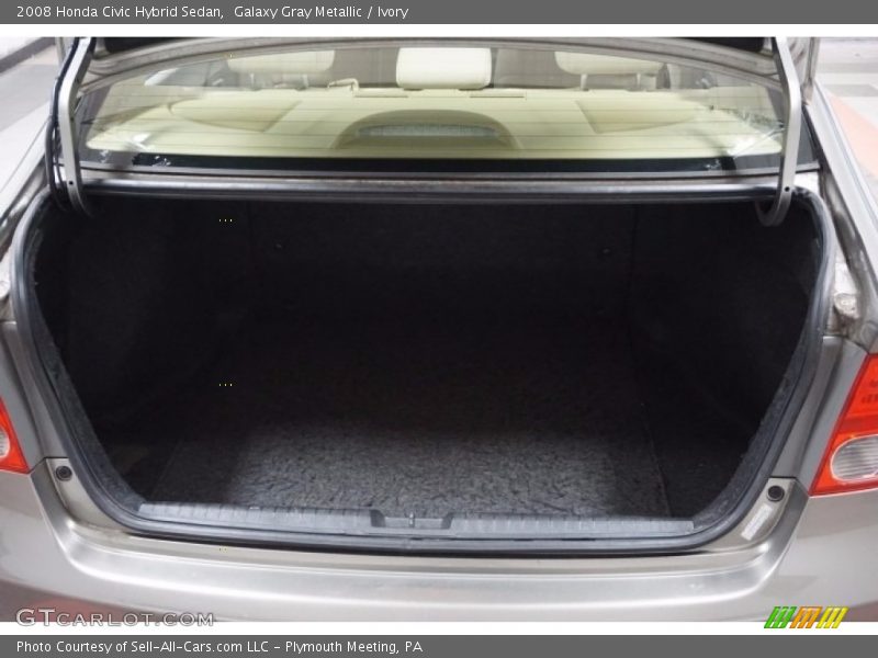 Galaxy Gray Metallic / Ivory 2008 Honda Civic Hybrid Sedan